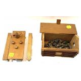 Lot of Wooden Figures & Metal Soldiers,