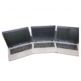 Lot 3: HP EliteBook 840 G3 w/ power cords, 14"