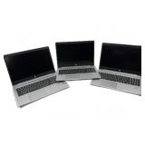 Lot 3: HP Probook 450 G6 Laptops w/ power cords,