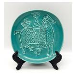 1960 Swedish Stig Lindberg For Gustavsberg "Piazza" Earthenware Plate