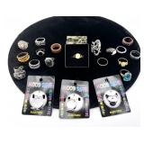 Lot of Costume Rings