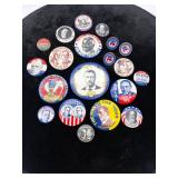 Grouping of Vintage Presidential Campaign Pins