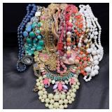 Costume Jewelry Lot Featuring Beads