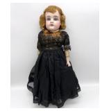 Antique Bisque Head and Shoulder Plate on Kid Body Doll