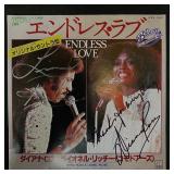Lionel Richie and Diana Ross Signed 'Endless Love' 7-inch Vinyl Record