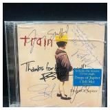Train 'Drops of Jupiter' CD Signed by Band
