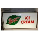 BREYER ICE CREAM LIGHTUP SIGN 26X12