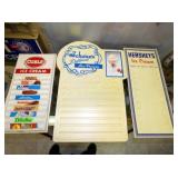 LEXAN MENUS COBLE,SCHWANS,HERSHEY