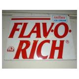 FLAVORICH VINAL ON BOARD SIGN 3FTX4FT