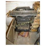 EARLY COMMERCIAL TYPEWRITER W/ STAND 30X41