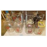 1G. PET AND BORDENS BOTTLES