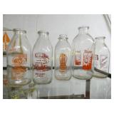 (5) 1/2G.-QT. BORDENS,CATAWBA,EDISTO,PET BOTTLES