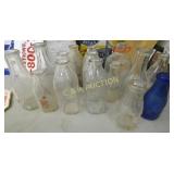 (15) PINT-QT. EMB. BURKE,SEALTEST,GUILFORD BOTTLES