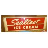 EMB. SEALTEST STOUT SIGN SELF FRAMED 54X19