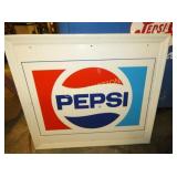 EMB.PEPSI SIGN 30X27 SELF FRAMED