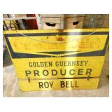 CAROLINA DAIRY SIGN DS GOLD GUERNSEY 36X26