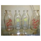 (4) QT. FARMERS, CATAWBA, 1934-1984 ANN. BOTTLES