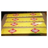 (24) OLD STOCK BOSTS BREAD SHELVING DISPLAY 48X8