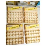 (4) OLD STOCK BILTMORE EGG CRATES