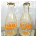 (2) PRESNELL 1QT BOTTLES LENIOR NC