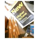 OLD STOCK EXXON POSTERS, 2 PER ROLL (7) ROLLS