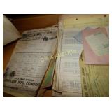 VARIOUS RECEIPTS LENIOR NC, LOCAL DAIRY ADV. ETC.