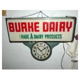 BURKE DAIRY CLOCK 26X24