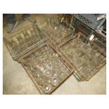 (4) WIRE CRATES BILTMORE AND OTHER BOTTLES