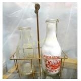 CARRIER W/ QT. BOTTLES PET & SEALTEST