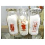 (3) 1/2 PINTS PET, CATAWBA MILK, FARMERS DAIRY