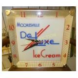 16IN DELUXE MOORESVILLE ICE CREAM CLOCK