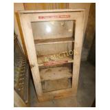 TOMS DISPLAY CABINET 26X48