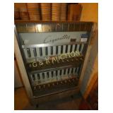 DECO STYLE CIG. SELECTOR COIN OP 36X54