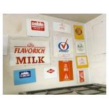 (11) VARIOUS SIGNS COBLE, FLAVORICH,BILTMORE, ETC