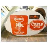 METAL COBLE DECAL SIGN 23X15