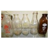 (5) COBLE, CATAWBA , CHARLESTON BOTTLES
