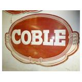 EMB. COBLE SIGN 48X30