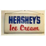 HEAVY EMB. HERSHEYS LIGHTUP SIGN 27X16