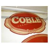 EMB. COBLE SIGN 48X30