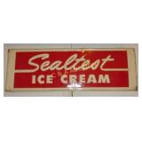 EMB. SEALTEST ICE CREAM SIGN 55X20
