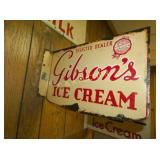 GIBSON ICE CREAM DEALER FLANGE 18X11