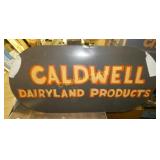 HANDPAINTED ON METAL CALDWELL DAIRYLAND 48X24