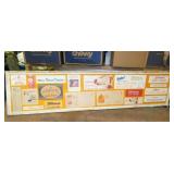 BILTMORE ADV. DECALS ON SELF FRAMED SIGN 67X16