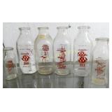 (6) CATAWBA HICKORY NC BOTTLES NICE GRAPHICS