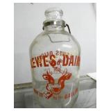 1G. LEWES DAIRY BOTTLE W/ COW