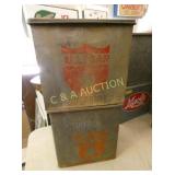 (2) ALL STAR SUPERIOR MILK BOXES