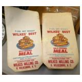 (2) 5LBS. WILKES BEST N. WILKESBORO NC BAGS