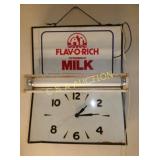 FLAVORICH MILK CLOCK 15X20