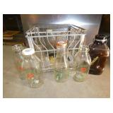 CRATE VARIOUS BOTTLES RICHARD,HOMESTEAD,FALKNERS