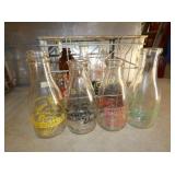 CRATE BOTTLES FARMERS,GOLDEN, SEALTEST